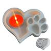 Cat Palm Heart Tray Clay Silicone Molds DIY Candle Storage Dish Gypsum Plaster Cement Concrete Mould Storage Plate Resin Mold