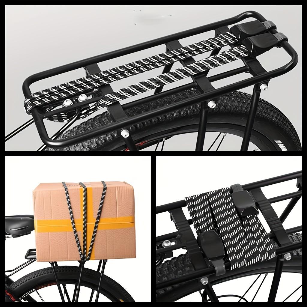 1Pc Robust Adjustable Bicycle Luggage Strap Elastic Bungee Cord Featuring Secure Hooks, Durable And Strong, Perfect for Fastening Equipment on Bikes