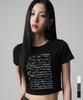 AVANDRESS Letter Crop T-Shirt - 3Col