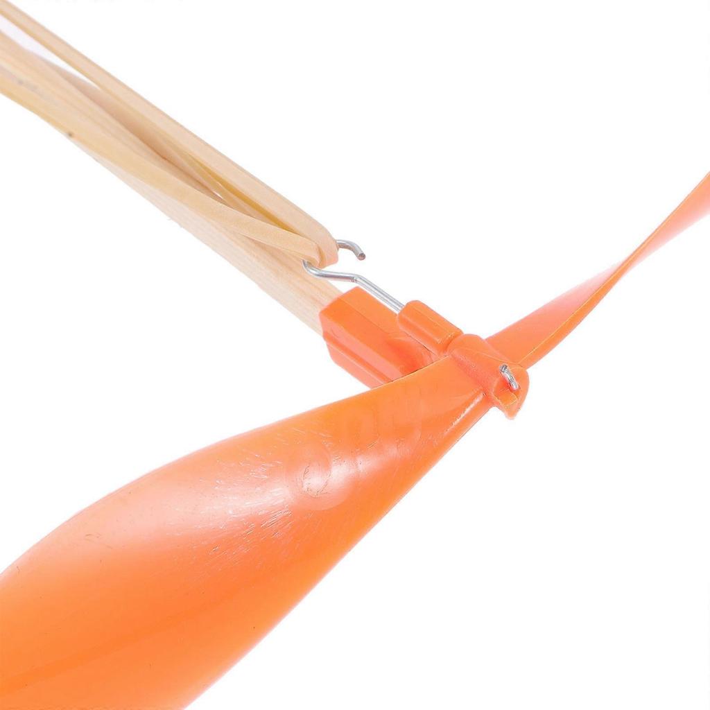 3 Pezzi Interessante Semplice Modello di Aereo Aereo Giocattolo Alimentato da Elastico Aliante Giocattolo per Bambini