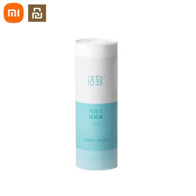 Youpin JieZhi Drawstring Trash Bag Garbage Sac Thicken Material Prevent Leakage Shopping Plastic Rubbish Bag 20pcs /1roll