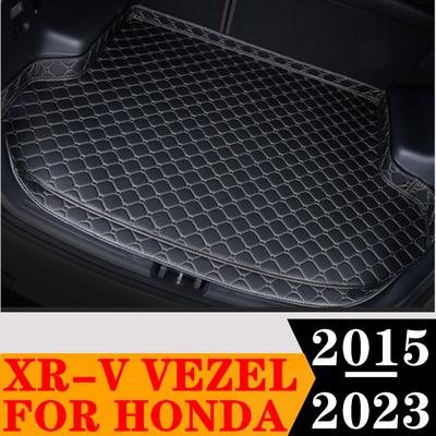 Sinjayer Car Trunk Mat Waterproof AUTO Parts Tail Boot Carpets High Side Cargo Pad Liner Fit For HONDA XRV XR-V VEZEL
