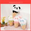Niedlicher und bezaubernder Panda-Schlüsselanhänger aus Plüschtier-Plüschtier