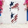 Women Plus Size Round Neck Long Sleeve Printed Cuffed Top And Cuffed Pants Two Piece Set