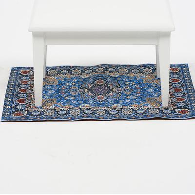 Toy Playing House Mini House Decor Doll Accessories Miniature Weaving Rug Floor Coverings Dollhouse Carpet