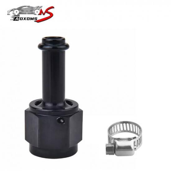 6AN Female to 5/16   Push on Hose Barb Fitting Adapter Straight Swivel Aluminum