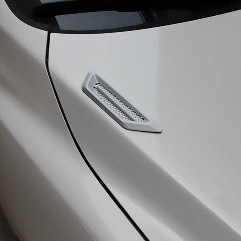 Car Fender Auto Flow Vent Fender Intake Grille Air Net Door Hood Side Sticker for Most Car Models Sedans, SUVs, and Trucks