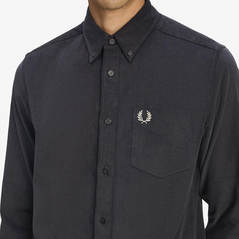 Fred Perry [Sharp] Needle Corduroy Shirt - Anchor Grey Afpm2531737-297