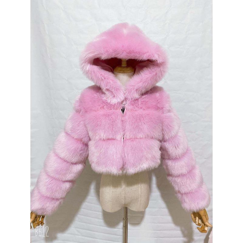 New imitation fur coat coat, fashionable imitation fur, Haining imitation fur is fashionable and versatile