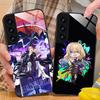 HSR Serval Glass Mobile Phone Case for Samsung Galaxy S26 S25 S24 S23 S22 S21 S20 Note20 Plus FE Ultra Colorful Cover