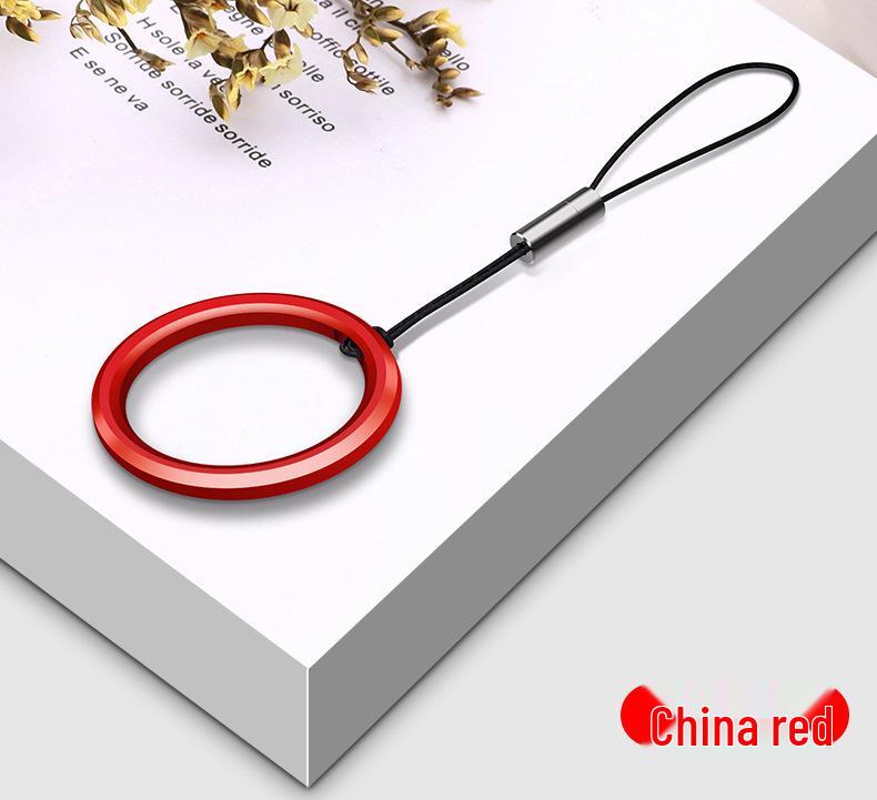 

Multifunctional Metal Phone Case with Alloy Finger Ring, Lanyard, Anti-Drop U Disk, & Keychain