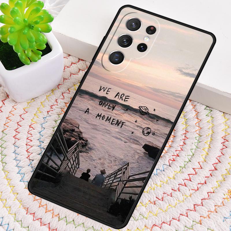Travel mountain sea beach quotes TPU Phone Case For Samsung Galaxy note 10 pro S26 S25 S24 S23 S22 Ultra Plus S21 FE S20 Cover