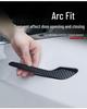 Carbon Fiber Door Handle Stickers for Tesla Model 3/Y: Scratch-Resistant Decorative Accessory