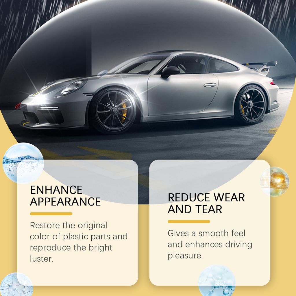 Car Ceramic Coating Plastic Refurbisher Anti-scratch Gloss Enhancing Car Paint Maintenance And Agent 50ML