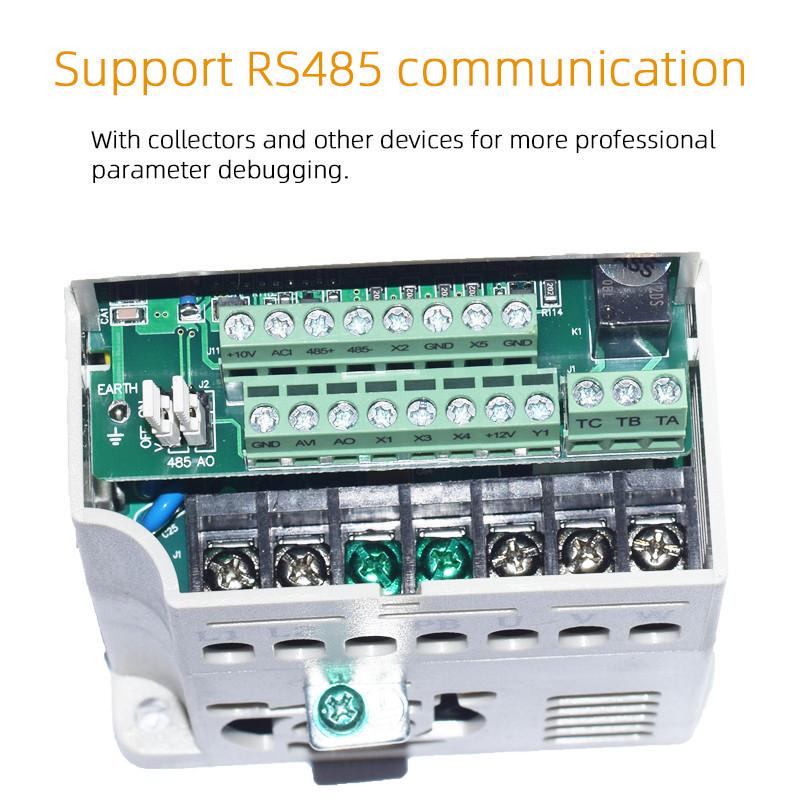 220V 0.75KW 1.5KW 2.2KW Input 1phase 220V Output 1phase 220V Motor Speed Driver VFD Single-phase Motor