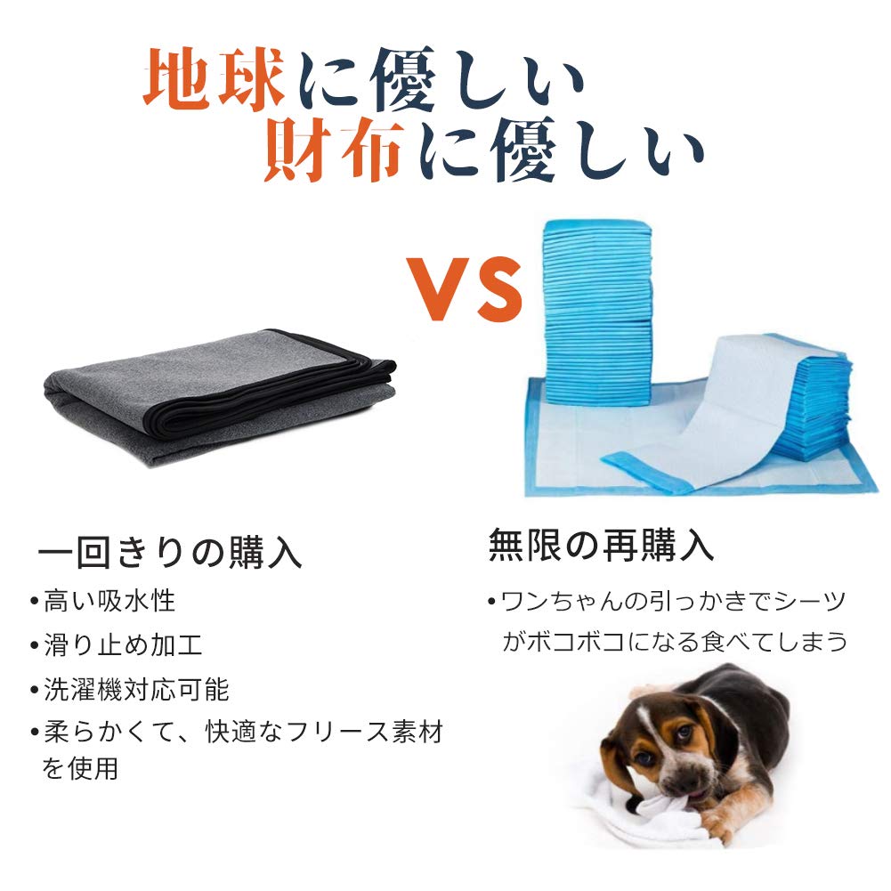 Washable Pet Sheets for Dogs and Urine Pet Machine Reusable Set of Cats, Pads, Mats, Quick-Drying, Non-Slip, Washable, (Gray, 165x122cm, 2)