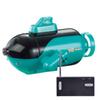 Remote Control Boat Mini Multifunctional Durable RC Boat Electric Ship Toy Glowing Submarine Model for Fish Tanks