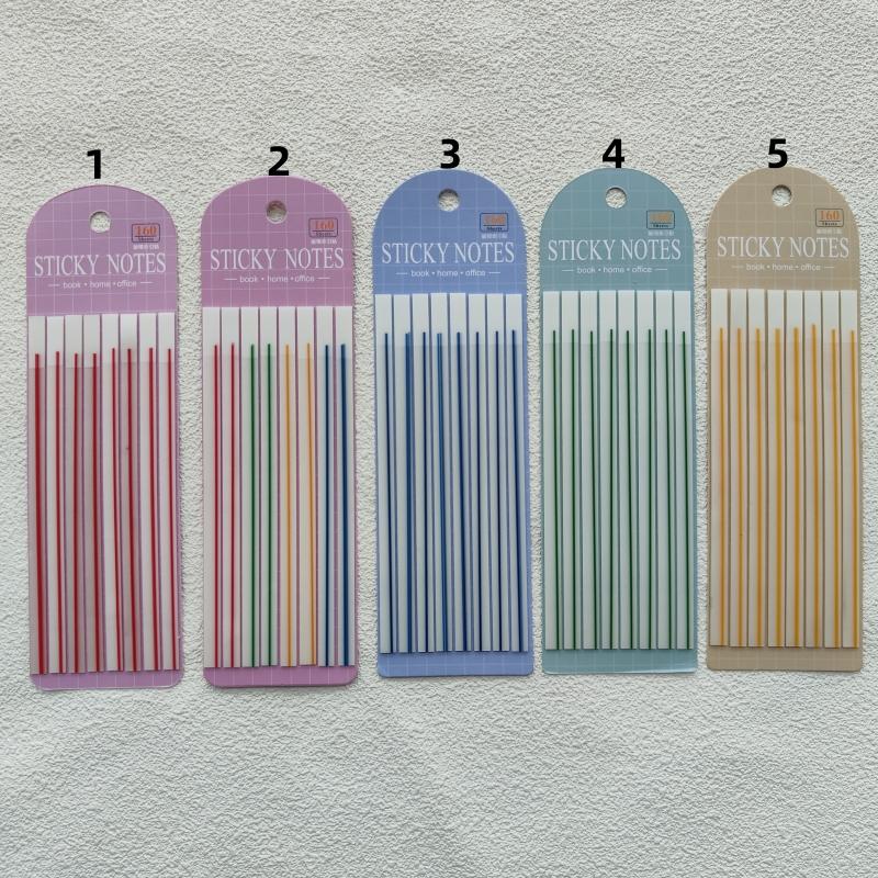 

KindFuny 5 Packs Transparent Sticky Notes Self-Adhesive Reading Book Annotation Notepad Bookmarks Memo Pad Index Tabs Cute