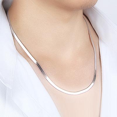 Pánský personalizovaný trendy náhrdelník s přívěskem čepele, jednoduchý a módní řetízek na svetr, hip-hopový řetízek