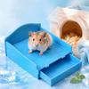 Small Animal Chill Sleeping House, Summer Cooling Hamster Bed Removable Ice Drawer Design for Hamsters Gerbils Daily Use
