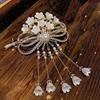 1PC Lily of The Valley Tassel Kink Clip Fully Matched Decorative Hairpin Alloy Hair Accessories