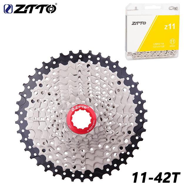 ZTTO MTB Bike 11 Speed Group Set 1X11 Shift Lever Rear Derailleur 11V Chain Current 11V50T 52T Cassette MTB Sprocket K7 Flywheel
