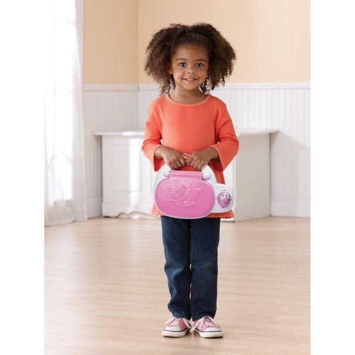 Vtech - ordi p'tit genius ourson rose - ordinateur éducatif enfant - de 2 à 5 ans