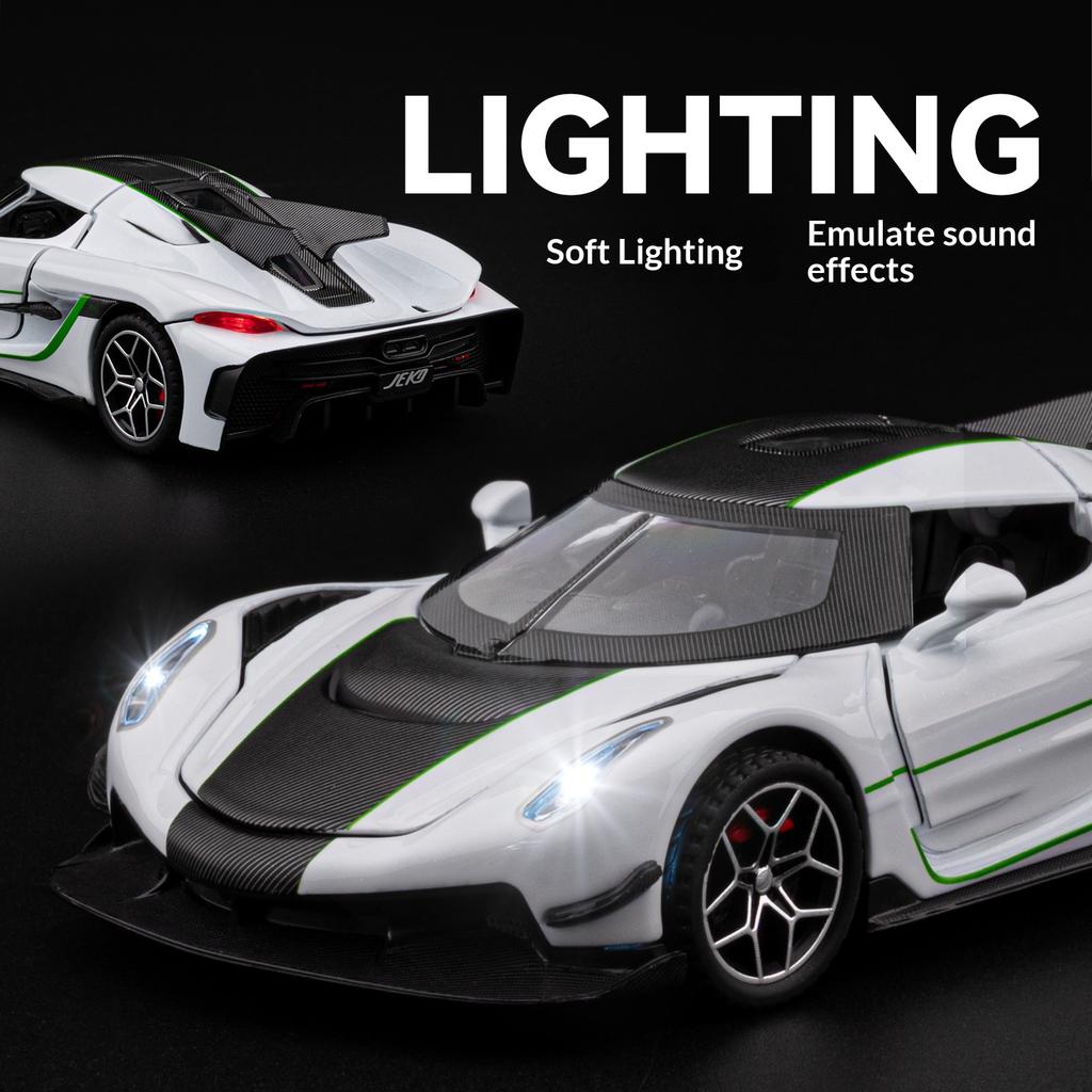 1:32 Koenigsegg jesko car model children's alloy sports car toy car collection ornaments boy gift