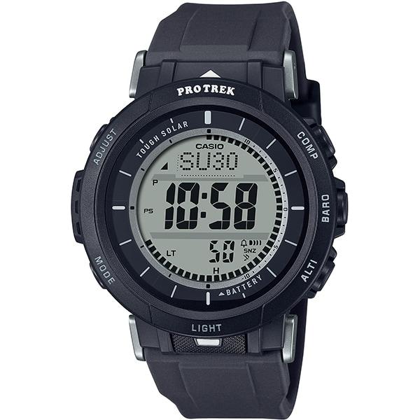 

CASIO PRO TREK PRG-30-1JF [PROTREK Camper Line Solar Watch Small Model Mens Rubber Band] Круглый