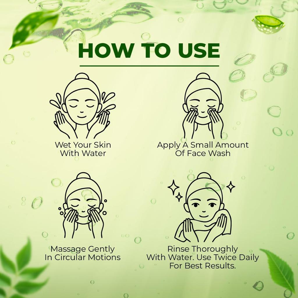 Sunny Herbals Face Wash Gel Deep Cleansing Daily Fresh Cleanser For Clear Looking Skin Oil Control 110 g X Pack Of 2