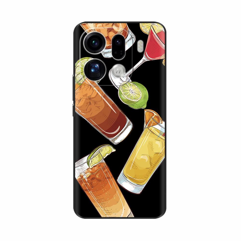 For OPPO Find X9 Find X9 Pro 5G Shockproof Case Soft TPU Silicone Phone Cover FindX9 Pro Funda Bumper Cartoon Painted Back Cover