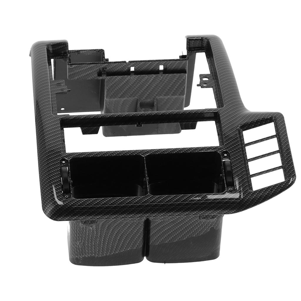 Armaturenbrett A C Lüftungsgitter Mittelkonsole Zierleiste 6N1858071A Kohlefaser-Stil Passend für Seat Ibiza II 2