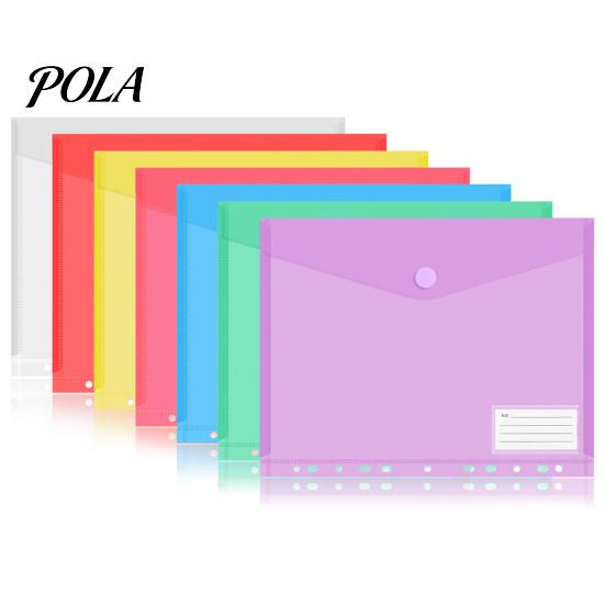 Project Document Organizer Plastic File Folder with Label Pocket, Hook And Loop Closure Clear Long-term Storage Bag Poly Envelope Folder, A4/A5/A6