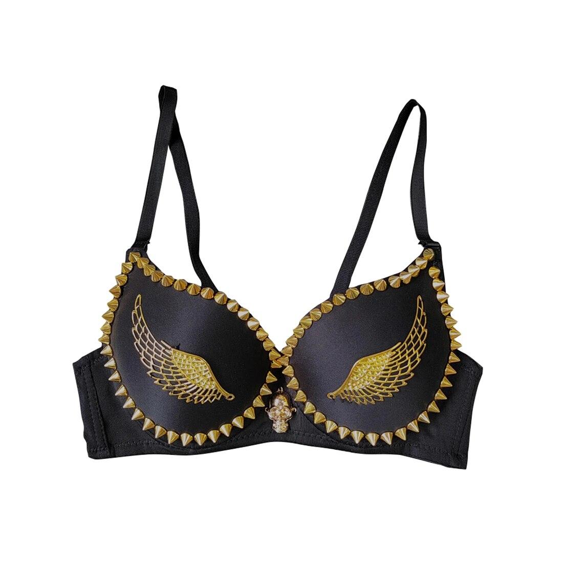 

Укороченный топ yushutiff для Хэллоуина, ночного клуба, корсет, бюстье, топы с заклепками, женский жилет без рукавов в стиле Харадзюку