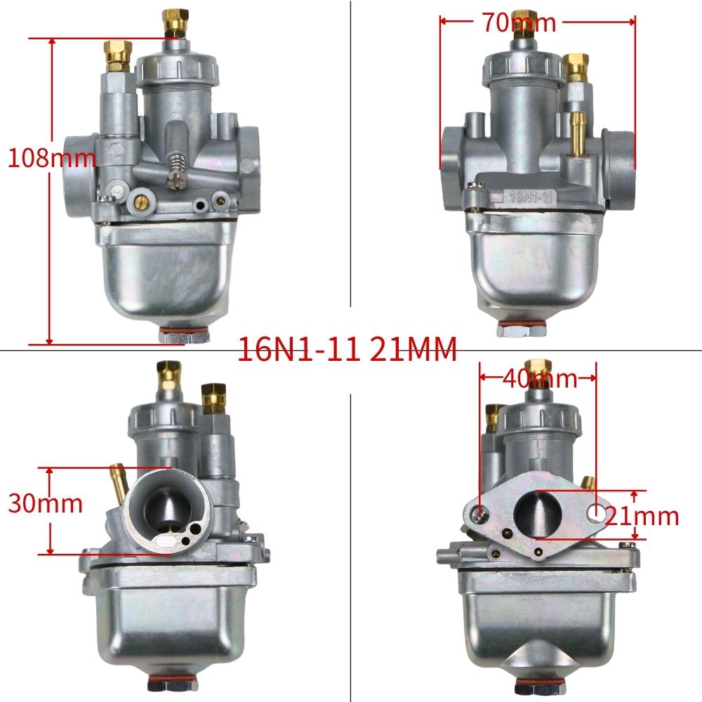 16mm 19mm 21mm For Simson S50 S51 S53 S60 S70 S80 S83 SR50 SR80 KR51 BVF 16N1-11 Dirt Pit Bike Motorcycle carburetor Carb
