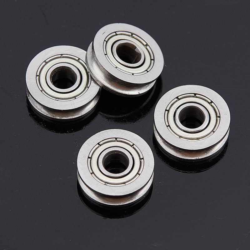 5Pcs V U Groove Roller Wheel Ball Bearings Embroidery Machine Pulley Bearing