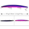 18.5cm Silver/Black Carp, Bass & Mandarin Fish Floating Minnow Popper Lure - 22.3g