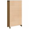 Highboard Honey Brown 80 x 35 x 154 cm Solid Pine Wood