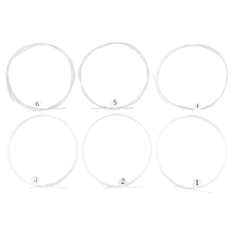 6Pcs 6-string Acoustics Classical Guitar Strings .028-.043 Folk Guitar Nylon String Musical Instrument Accessories