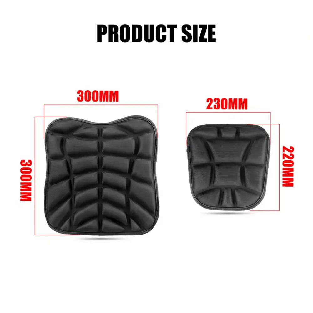 Universal Front+Rear Motorcycle Seat Cushion Anti Slip 3D Motorcycle Comfortable Breathable Motorbike Seat Cover Pad