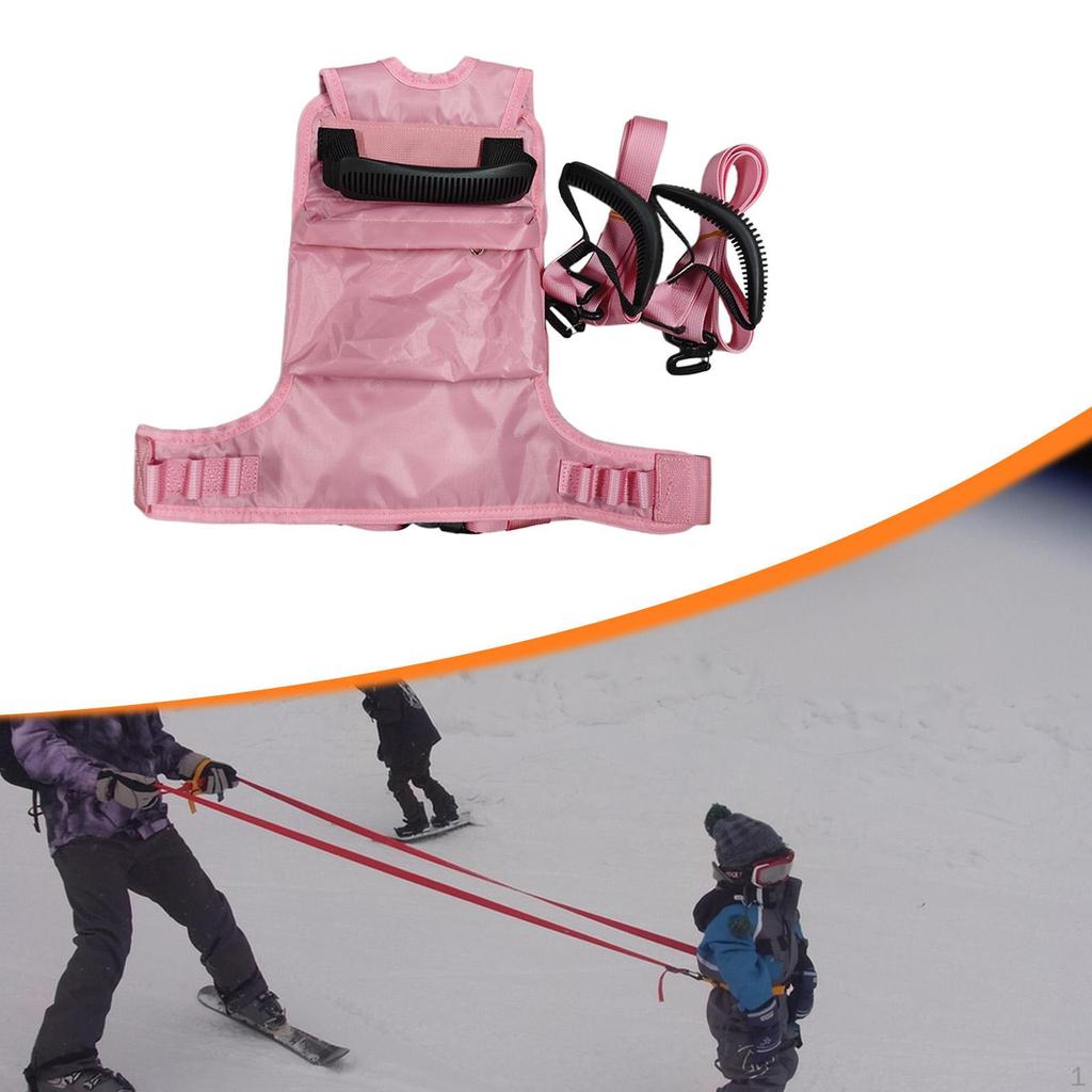 Kinder';s Ski- und Snowboardgurte, Auffanggurte mit Aufbewahrungstaschen,