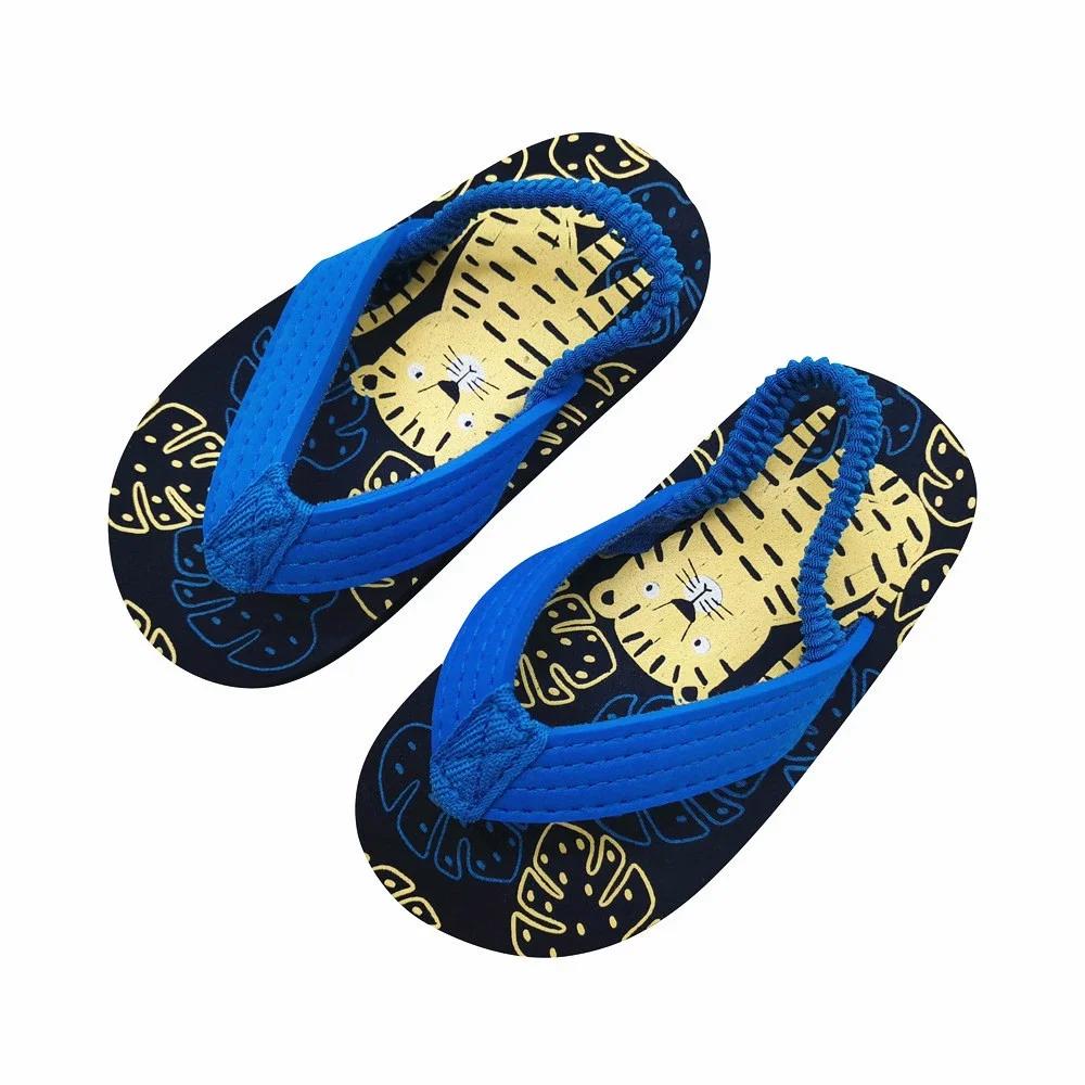 Kinder Flip-Flops Schuhe Cartoon Sommer EVA Weiche Sohle Indoor Baden Anti-Rutsch Mädchen und Jungen Sandalen Strand und Pool Hausschuhe