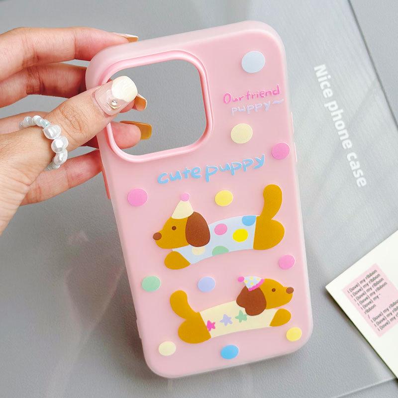 Zhitai iPhone Case: Compatible with iPhone 11 To 16 Pro Max, Cartoon Design, Jelly Skin