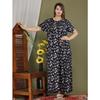 Indian Designer Cotton Printed Night Gown Beautiful Bollywood Sleepwear Nighty