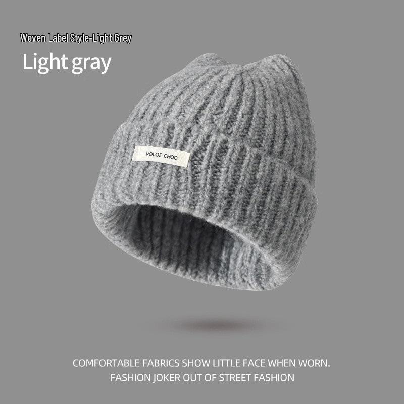 Chunky Knit Beanie for Women - Peach Pink, Ear Protection, Head Circumference, Autumn/Winter Warmth