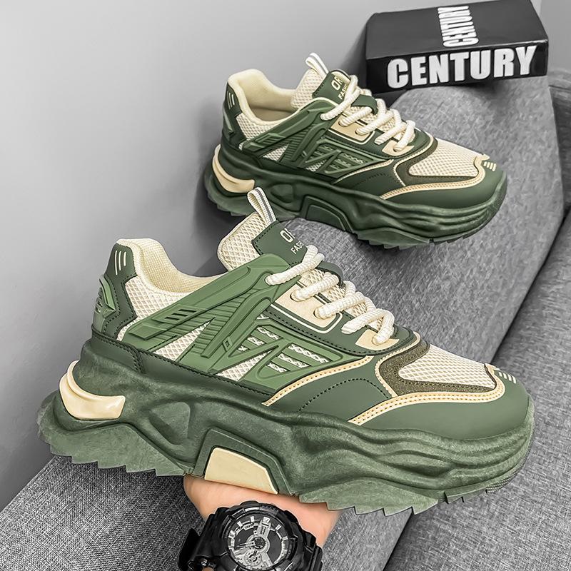 New inner height increase 121 high-top board shoes platform casual sports dad shoes