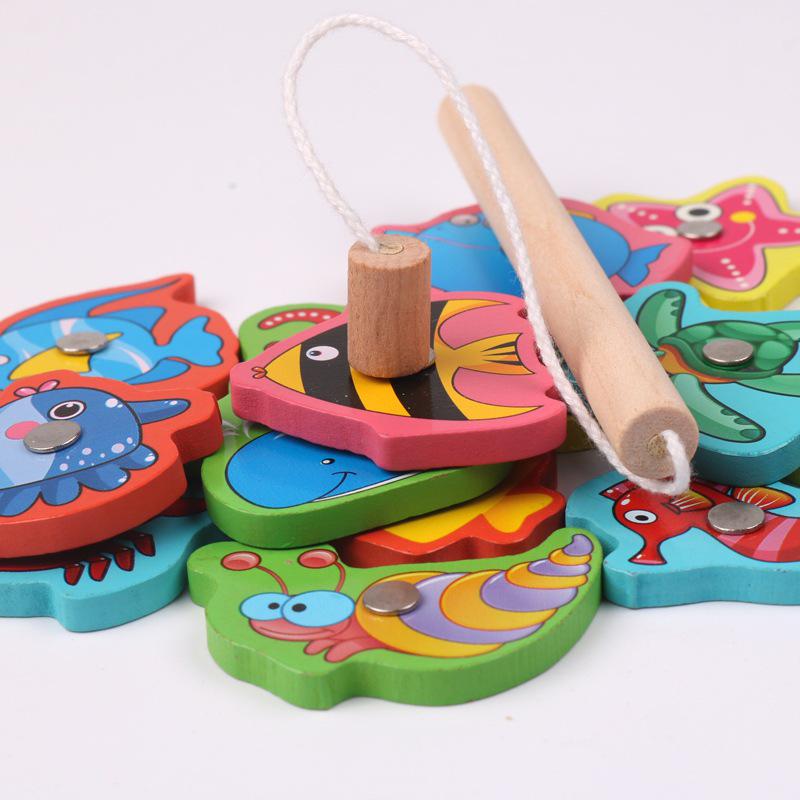 Magnetic Fishing Game Tin Box: Early Education & Parent-Child Interactive 3D Puzzle Toy