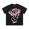 Letter Print Beauty Tide Summer Men And Women Drill Style High Street Hip Hop Loose Casual Short Sleeve T-Shirt