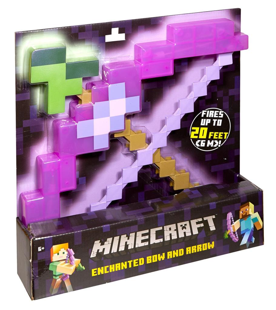 Minecraft Enchanted Bow and Arrow