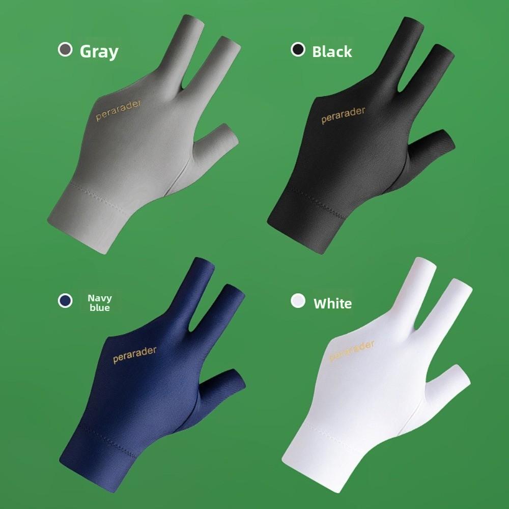 Elastic Billiards Glove Left Hand Billiard Training Gloves Three Fingers Glove  Fitness Accessories